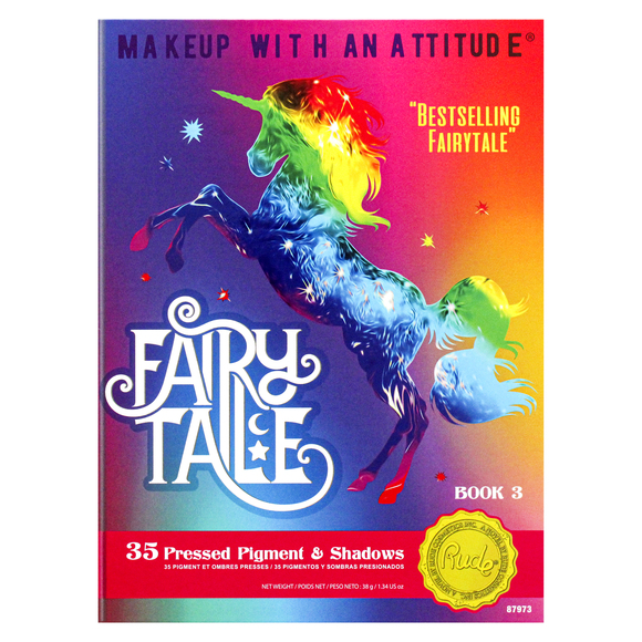 Fairy Tale 35 Eyeshadow Palette - Book 3 by Rude Cosmetics 1.34 oz Eye Shadow - Picture 4 of 5